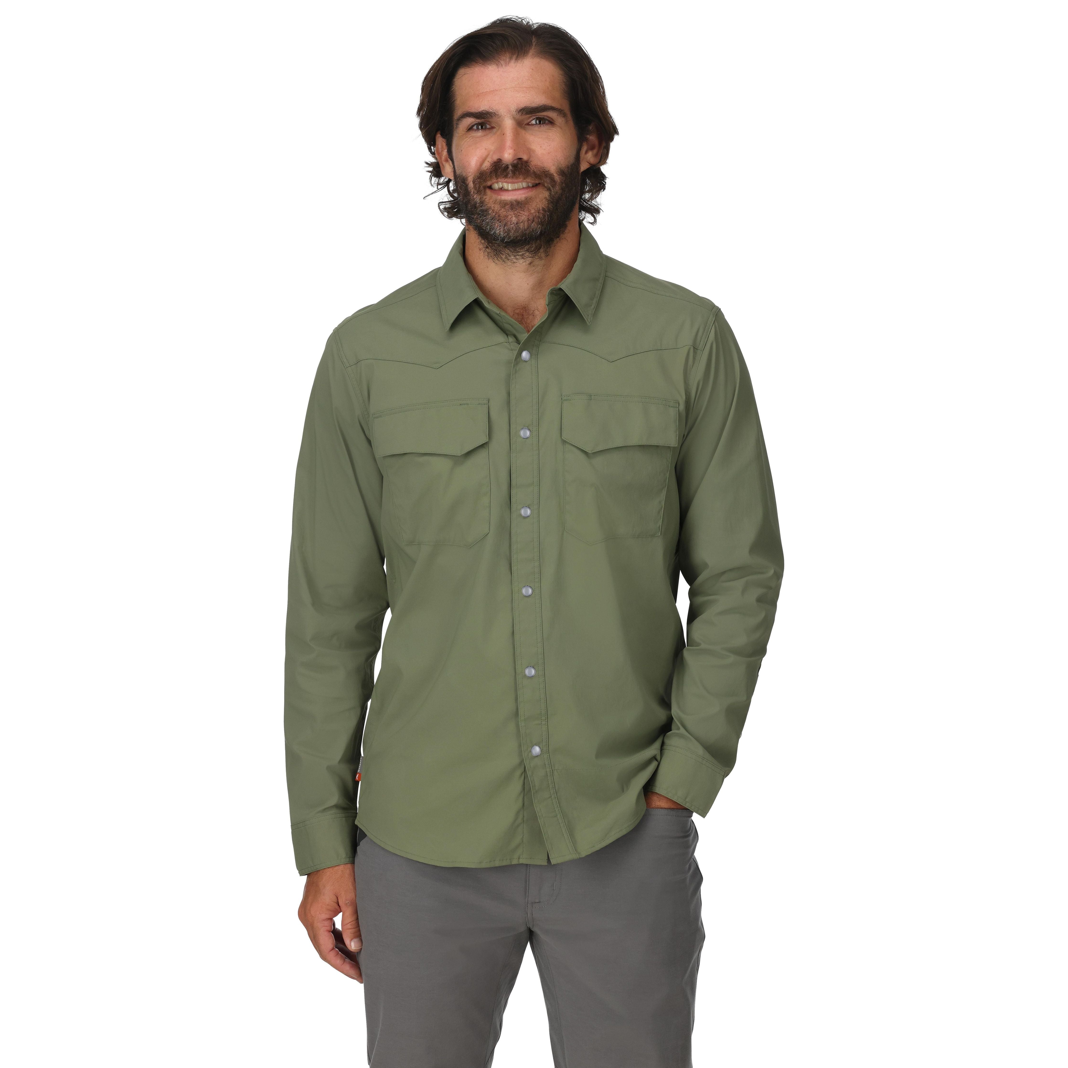 Simms Men's Big Sky Tech LS Shirt Sale | Tailwaters Fly Fishing