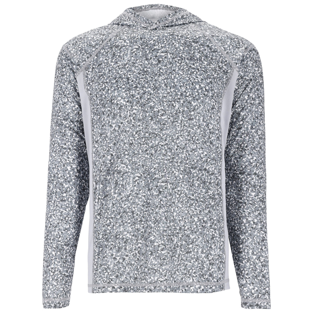 Simms Men's Challenger Solar Hoody Pebble Steel Image 01
