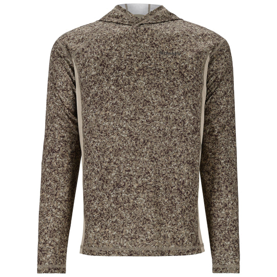 Simms Men's Challenger Solar Hoody Pebble Stone Image 01