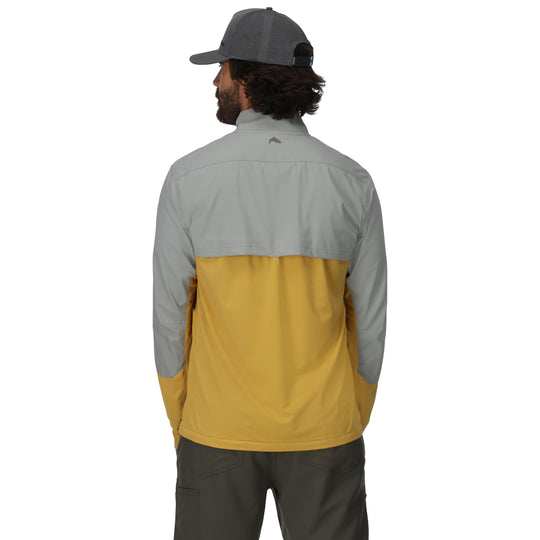 Simms Men's Latitude BiComp Shirt Cinder/Baltic Amber Image 03