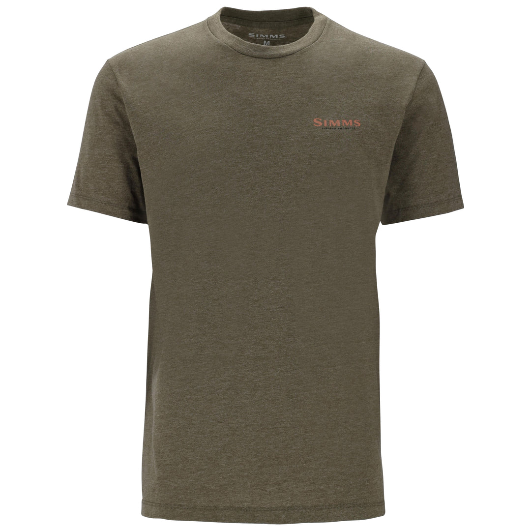Simms Men's Let it Fly T-Shirt Military Heather Image 02