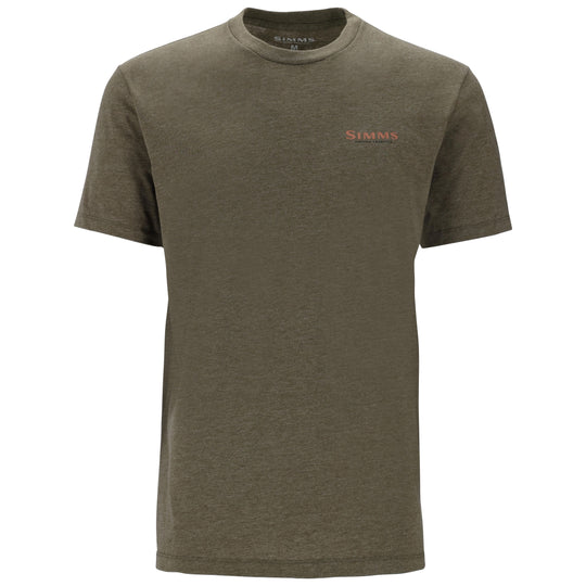 Simms Men's Let it Fly T-Shirt Military Heather Image 02