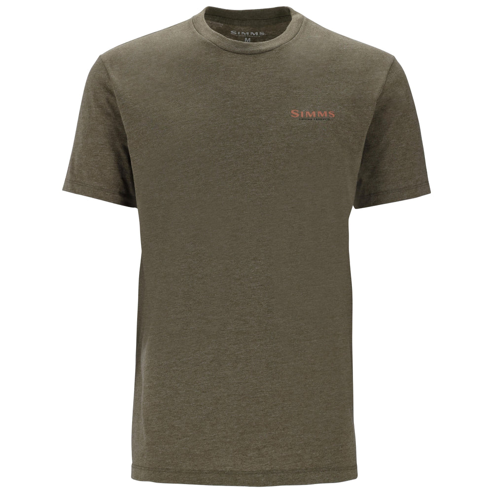 Simms Men's Let it Fly T-Shirt Military Heather Image 02