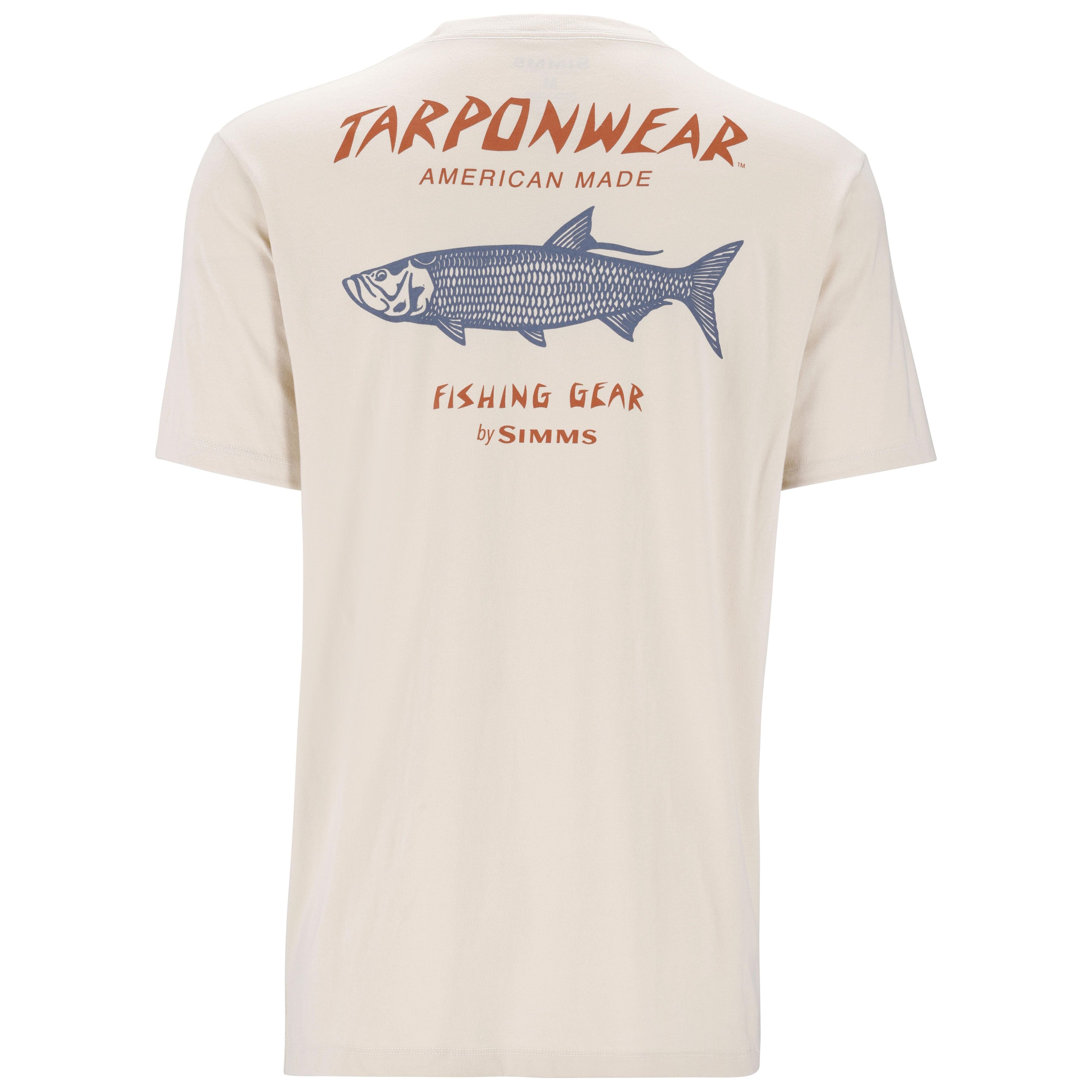 Simms Men's Tarponwear T-Shirt Natural Image 01