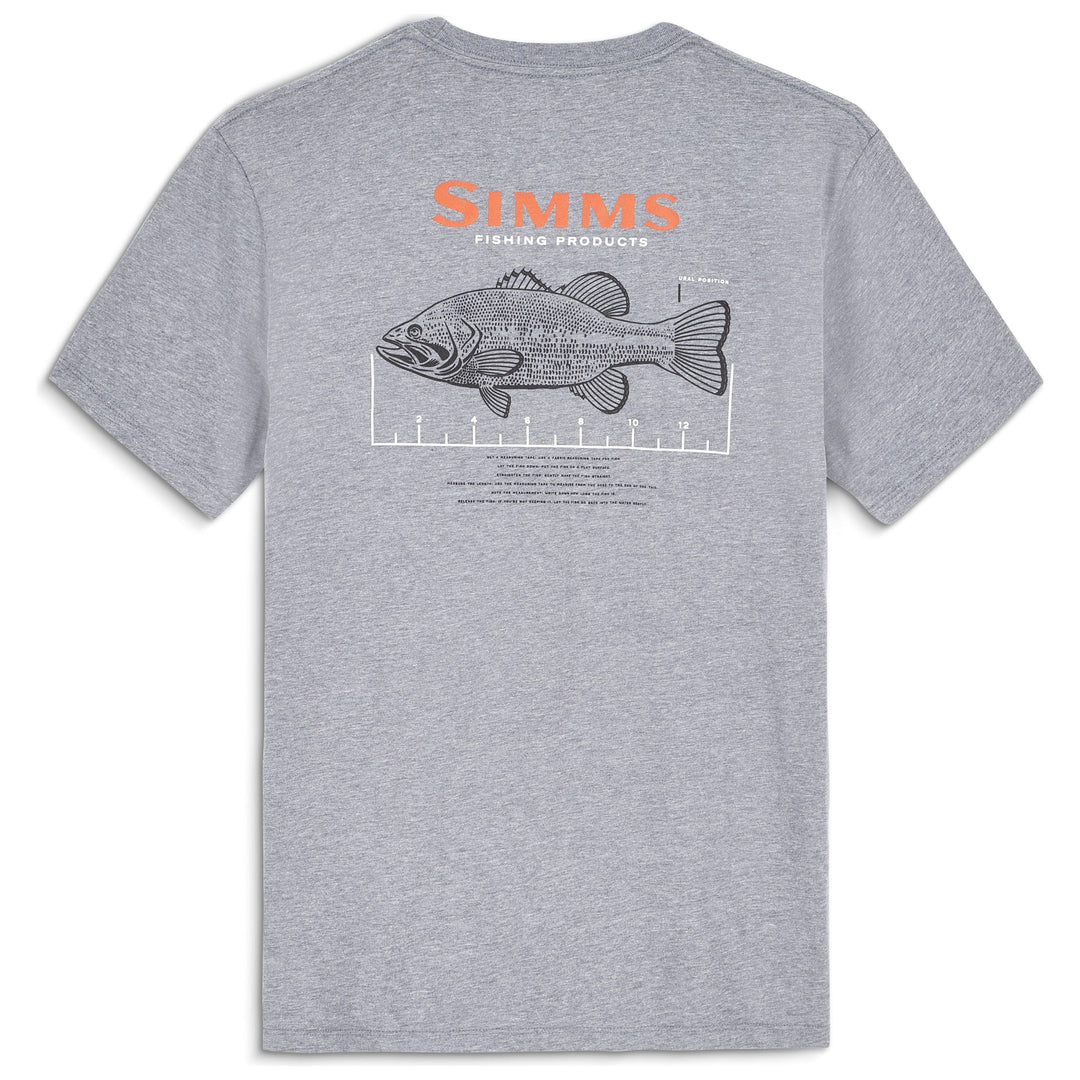 Simms Men's Bass Ruler T-Shirt | Tailwaters Fly Fishing