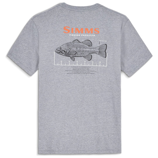 Simms Men's Bass Ruler T-Shirt | Tailwaters Fly Fishing