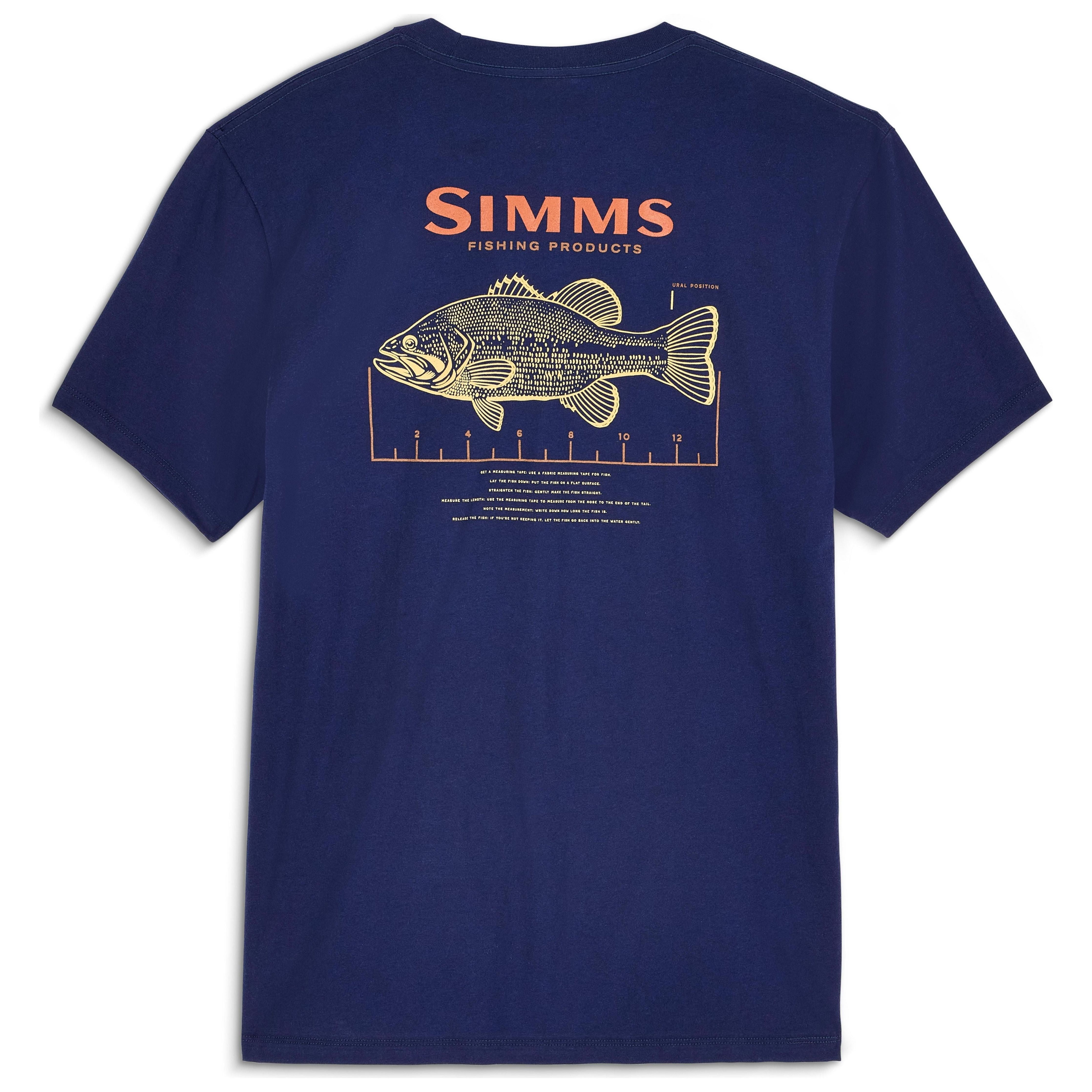 Simms Men's Bass Ruler T-Shirt | Tailwaters Fly Fishing