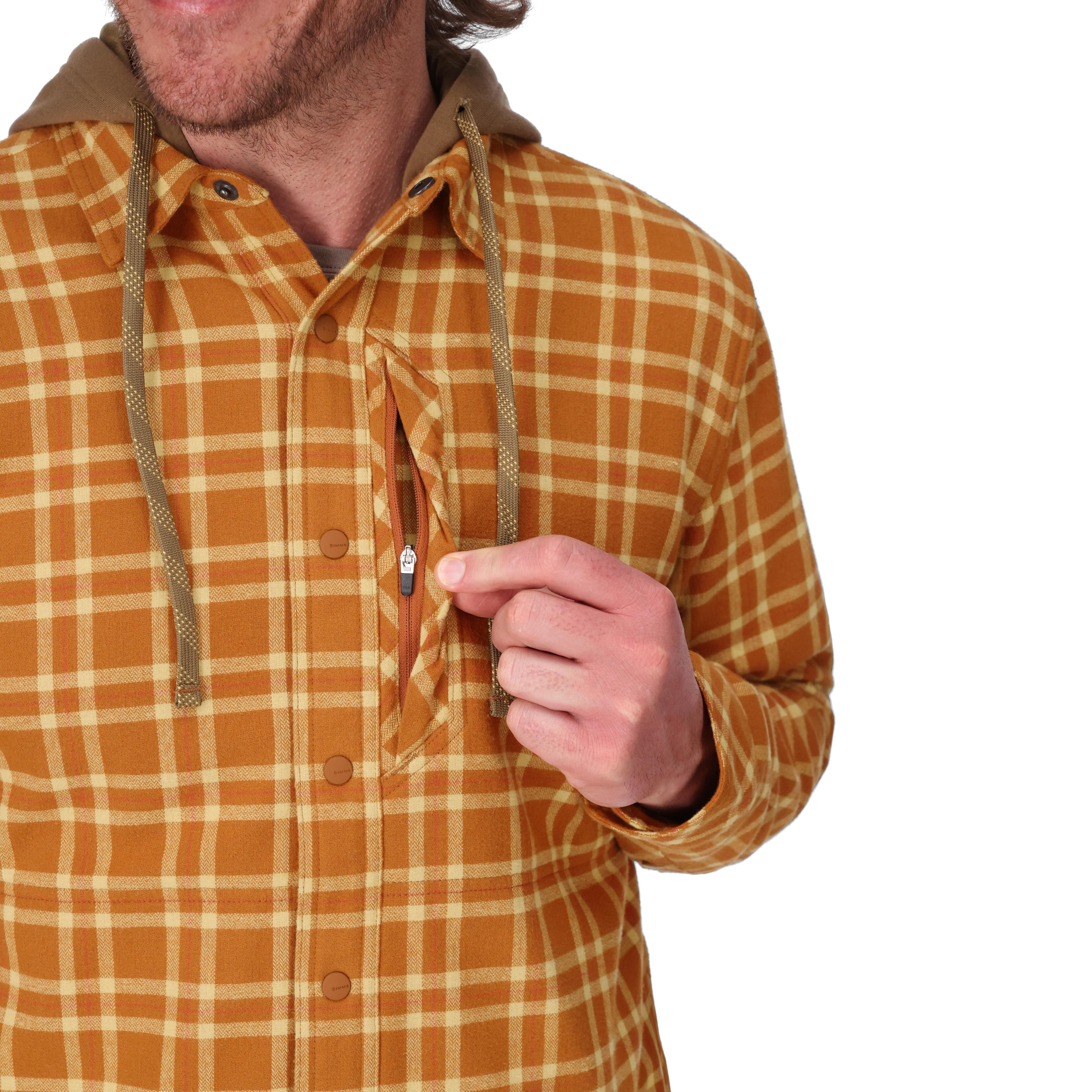 Simms Men's Coldweather Hooded Shacket | Tailwaters Fly Fishing