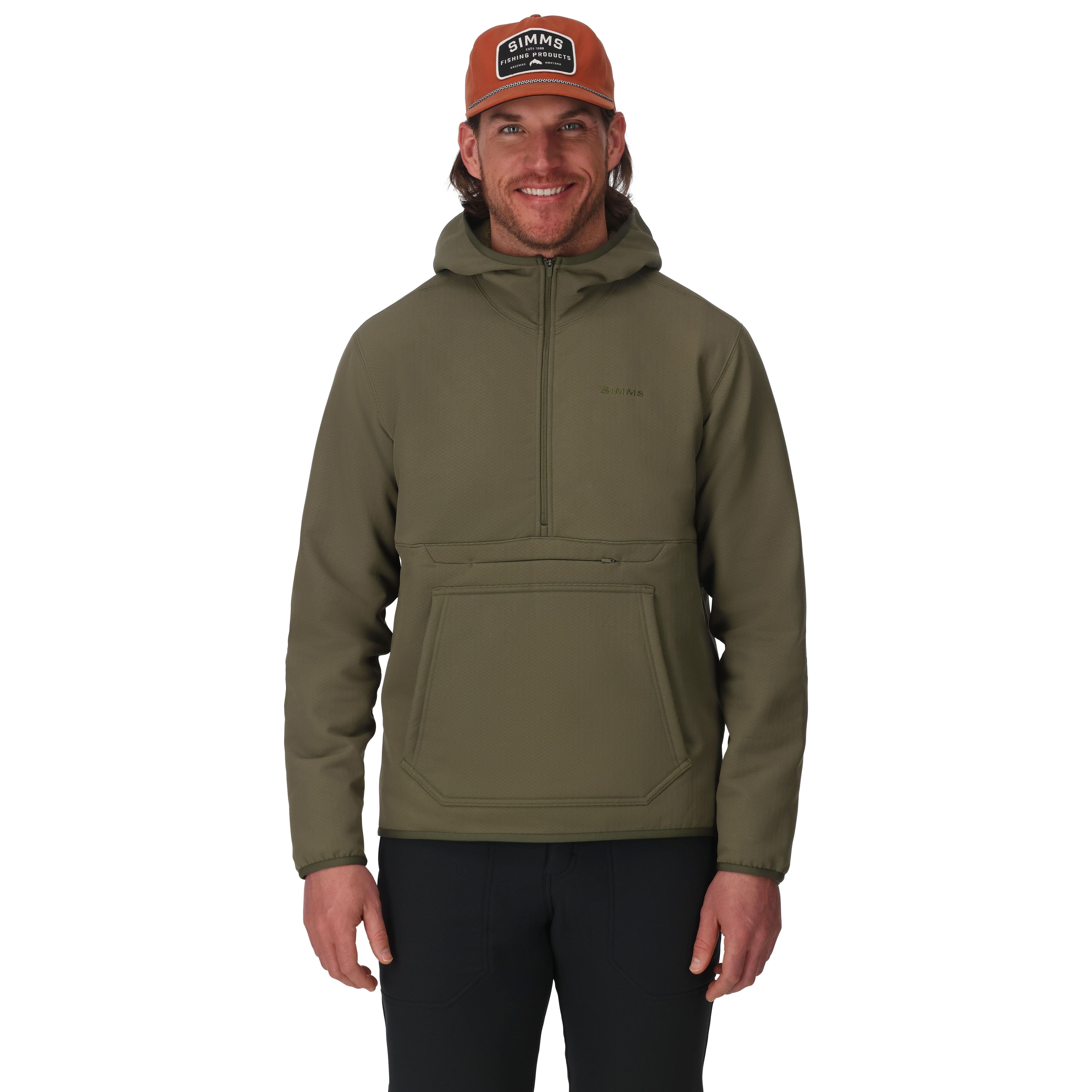 Simms Men's Strata 330 Half-Zip Hoody | Tailwaters Fly Fishing