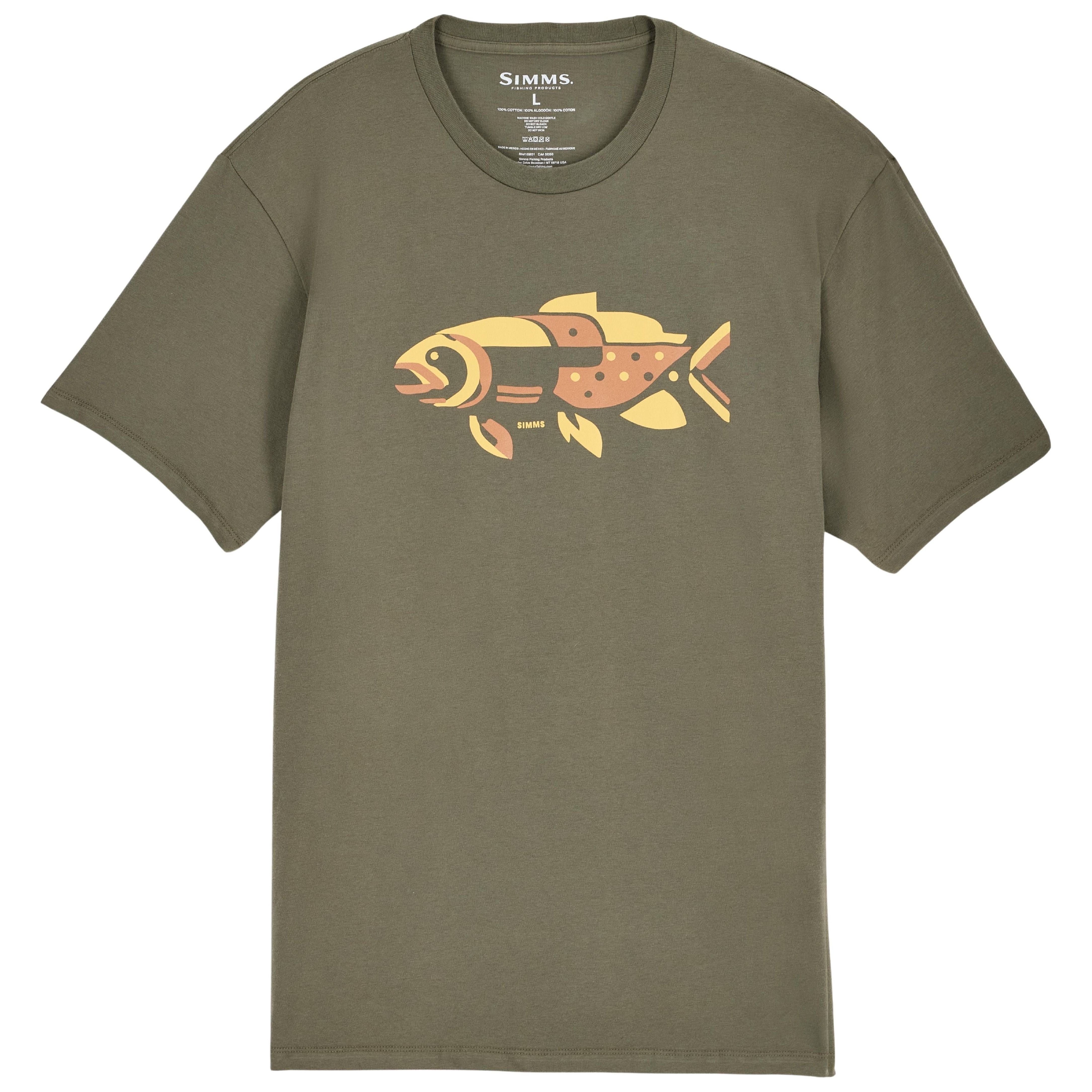 Simms Men's Abstract Fresh T-Shirt | Tailwaters Fly Fishing