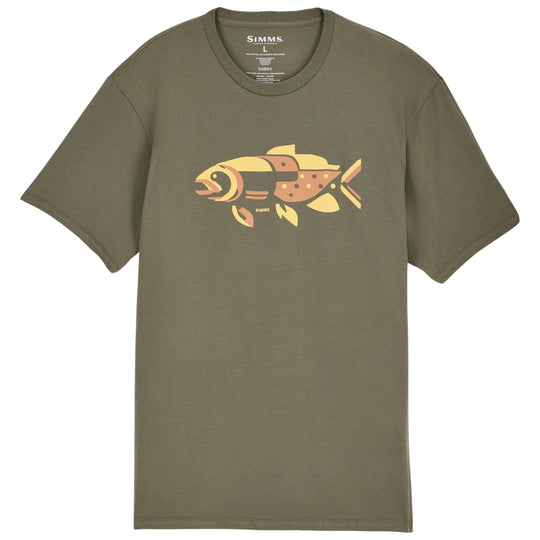 Simms Men's Abstract Fresh T-Shirt | Tailwaters Fly Fishing