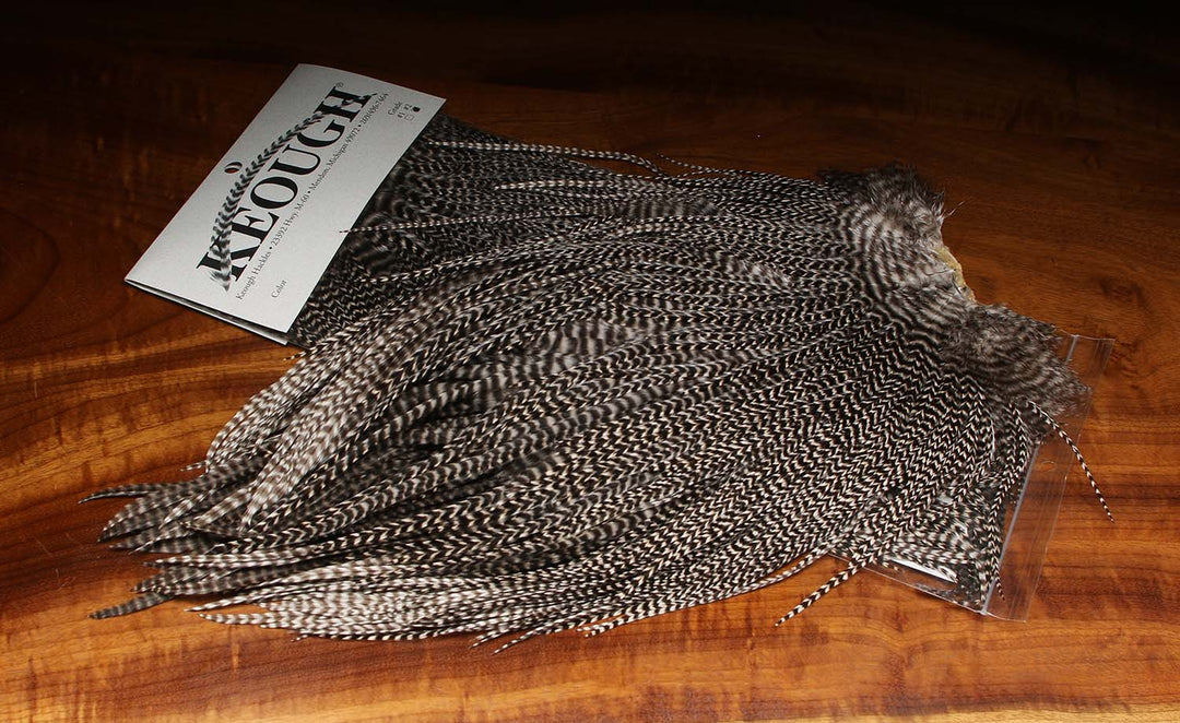 Hareline Grade #2 Keough Grizzly Saddle