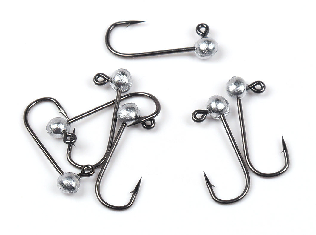 Hareline Round Lead Jighead Hook Size #4 7 Pack | Tailwaters Fly Fishing