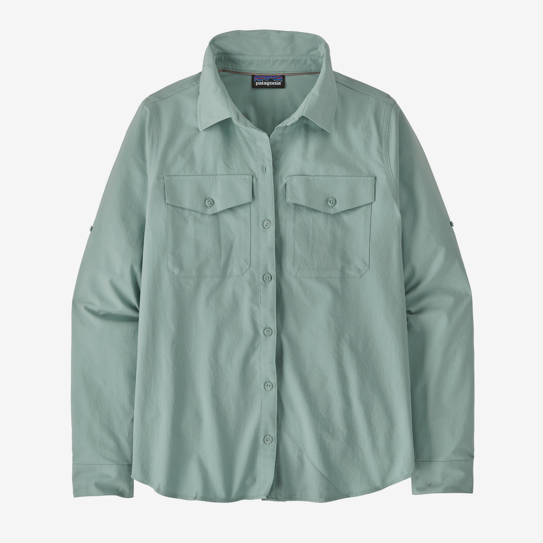 Patagonia Women's Long Sleeve Self Guided Sun Shirt - Thermal Blue (TMBL)
