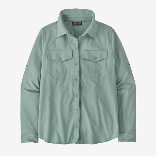 Patagonia Women's Long Sleeve Self Guided Sun Shirt - Thermal Blue (TMBL)