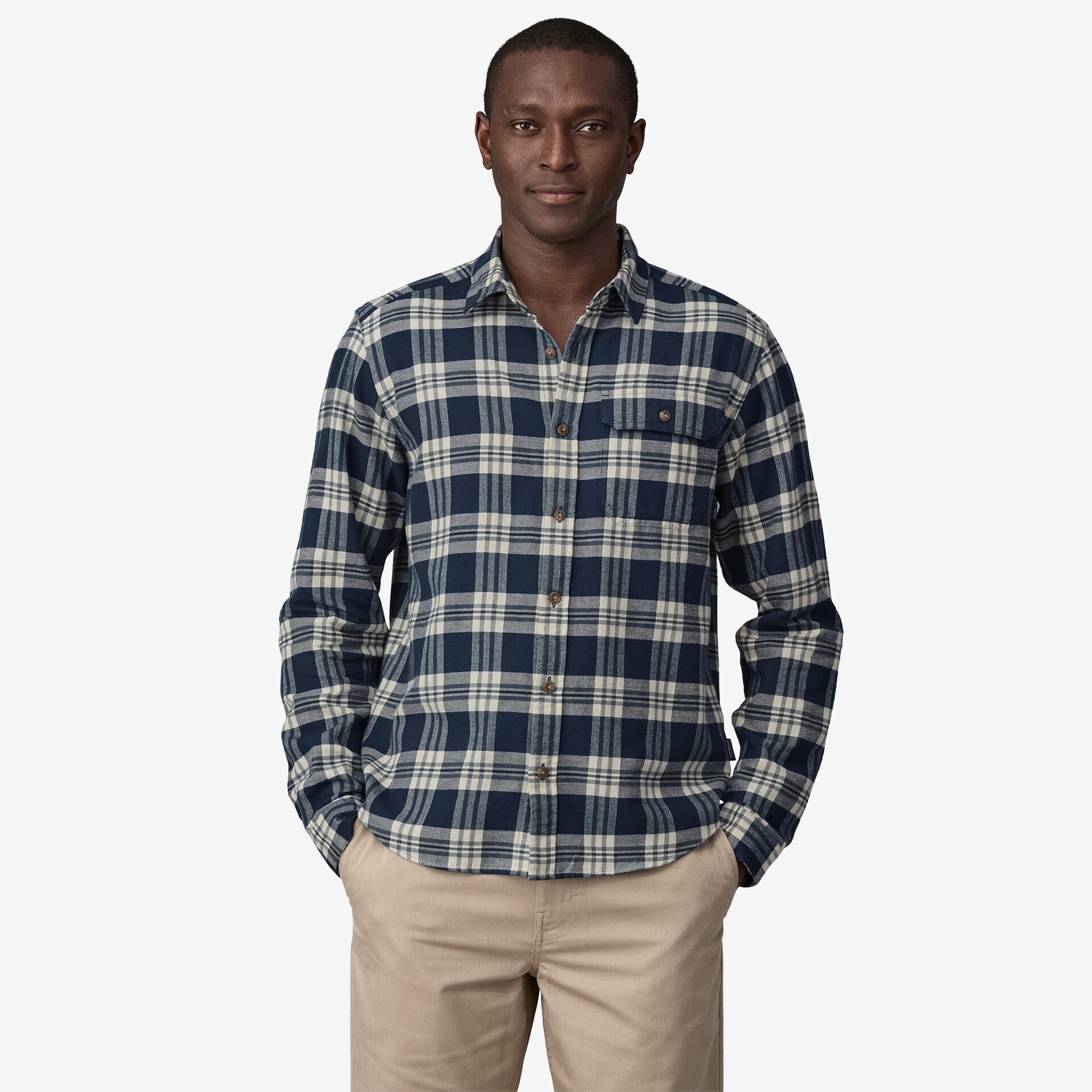 Patagonia M's Long Sleeve Lightweight Fjord Flannel Shirt