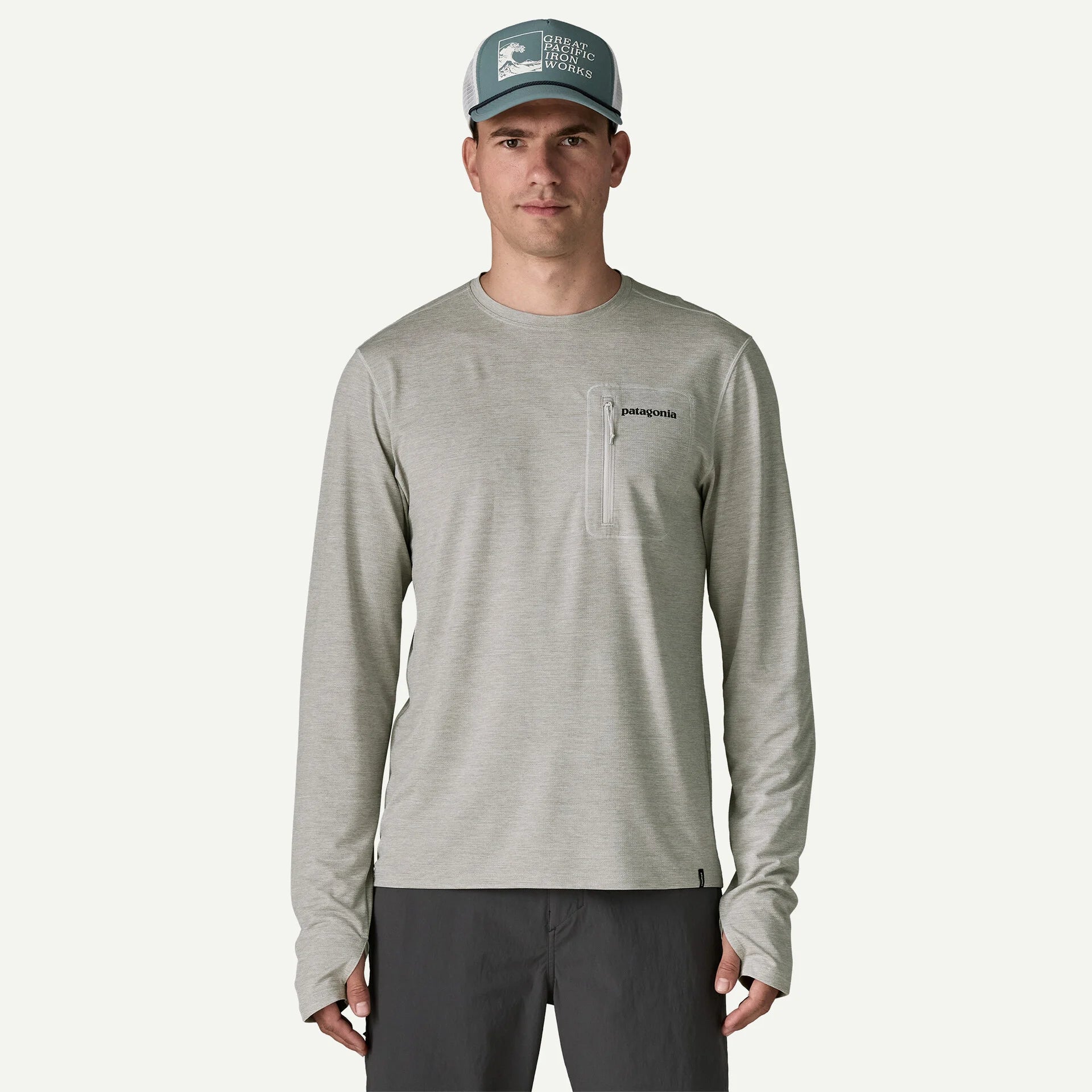 Patagonia Men's Long Sleeve Capilene Cool Sun Shirt - Fitz Roy Trout | Tailwaters Fly Fishing