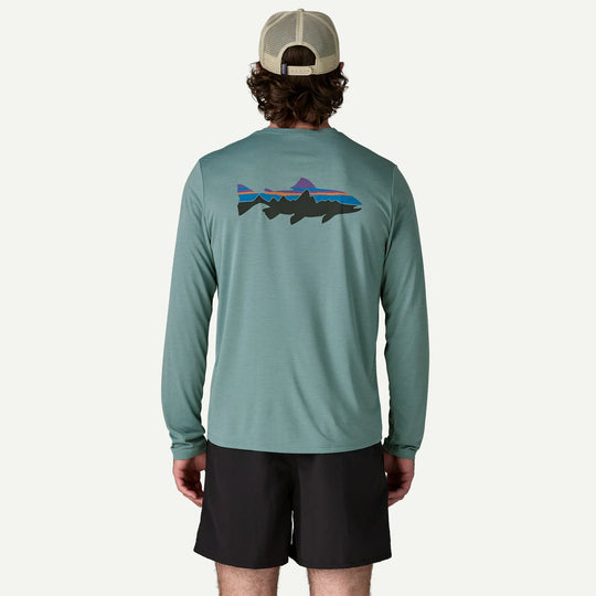 Patagonia Men's Long Sleeve Capilene Cool Daily Shirt - Fitz Roy Trout | Tailwaters Fly Fishing