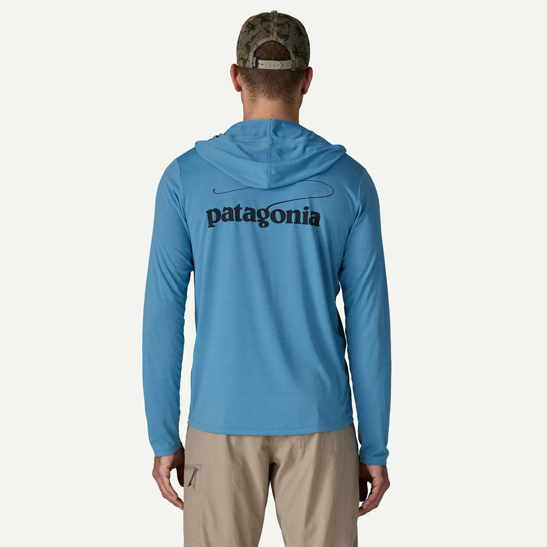 Patagonia Men's Capilene Cool Daily Hoody - Casting Logo | Tailwaters Fly Fishing