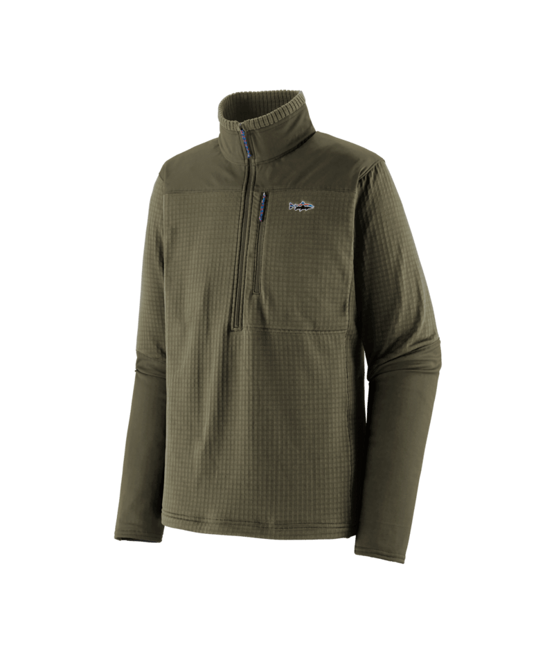 Patagonia M's L/S R1 Fitz Roy 1/4 Zip | Tailwaters Fly Fishing
