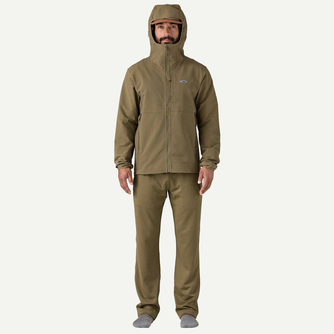 Patagonia Men's R1 TechFace Fitz Roy Trout Hoody