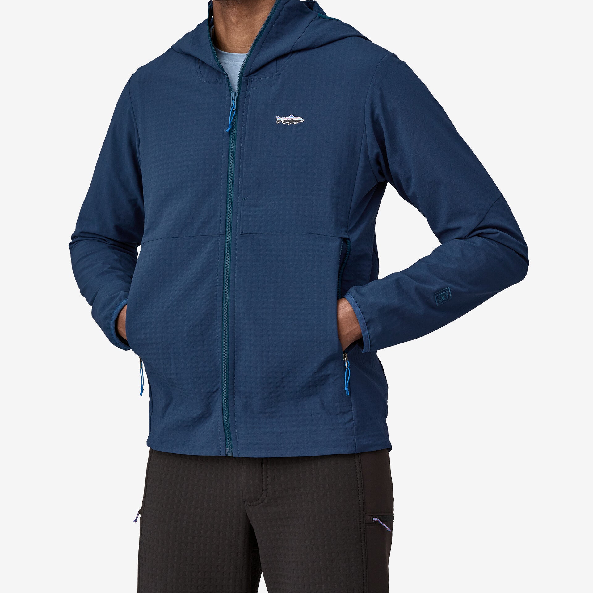 Patagonia M's R1 TechFace Fitz Roy Trout Hoody