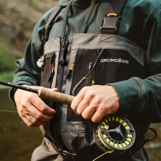 Grunden's Men's Vector Zip Stockingfoot Wader | Tailwaters Fly Fishing