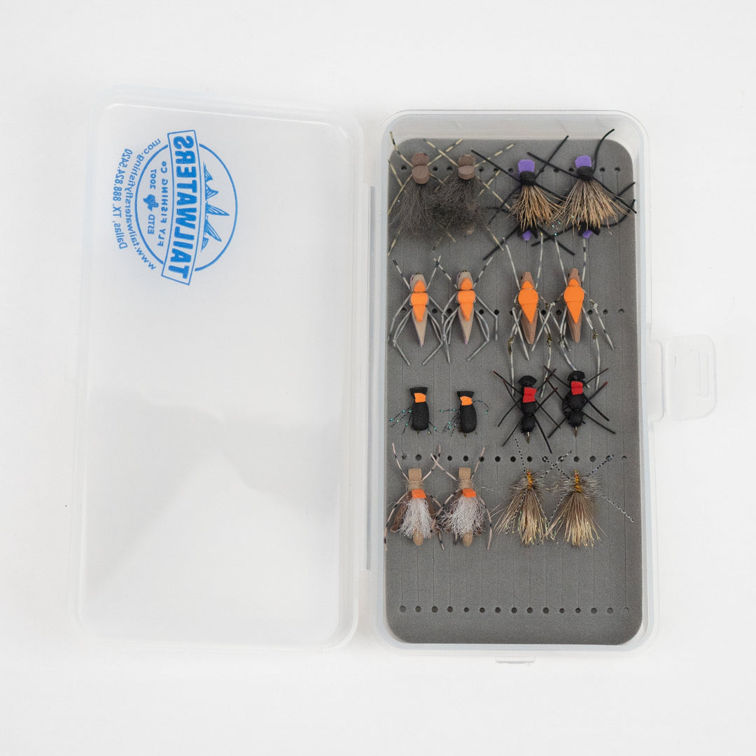 Arkansas Hopper Custom Fly Selection | Tailwaters Fly Fishing