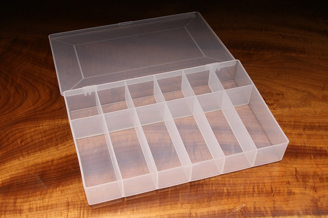 Hareline 12 Compartment Box 6 Small 6 Large | Tailwaters Fly Fishing