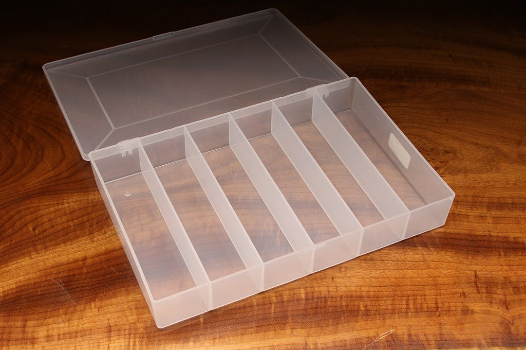 Hareline 6 Equal Compartment Large Box | Tailwaters Fly Fishing