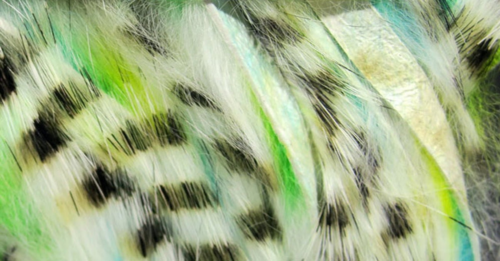 Hareline Black Barred Groovy Bunny Strips | Tailwaters Fly Fishing