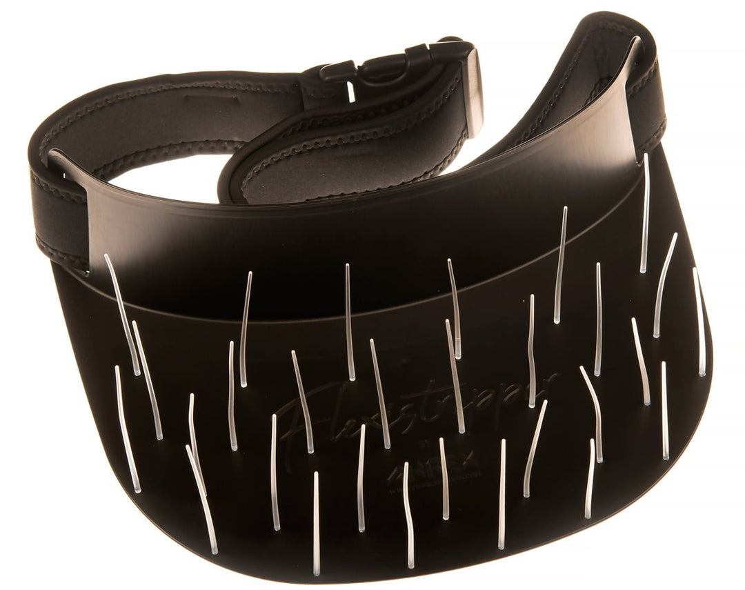 Hareline Ahrex Black with White Pegs Flexistripper | Tailwaters Fly Fishing