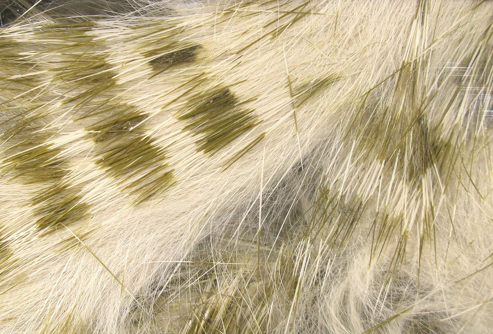 Hareline Olive Barred Magnum Rabbit Strips | Tailwaters Fly Fishing