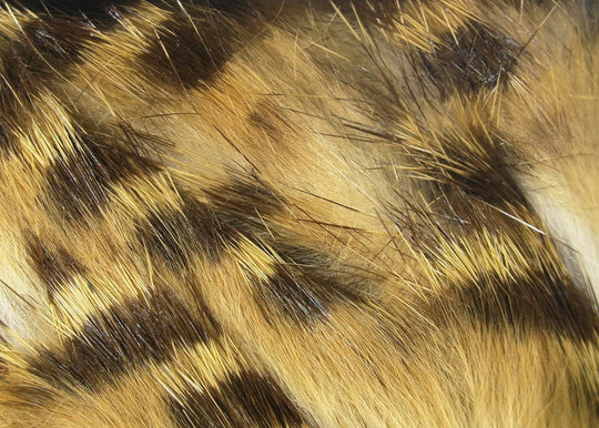 Hareline Brown Barred Magnum Rabbit Strips