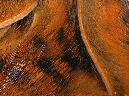 Hareline Black Barred Magnum Rabbit Strips