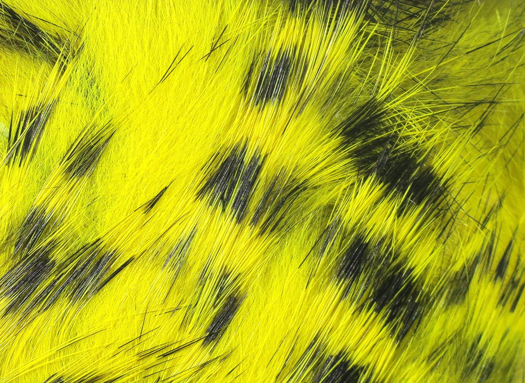 Hareline Black Barred Magnum Rabbit Strips