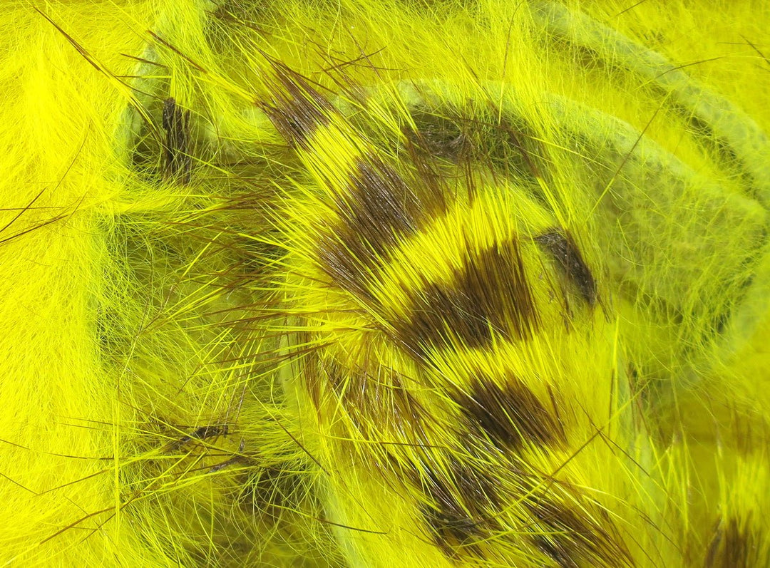 Hareline Brown Barred Magnum Rabbit Strips