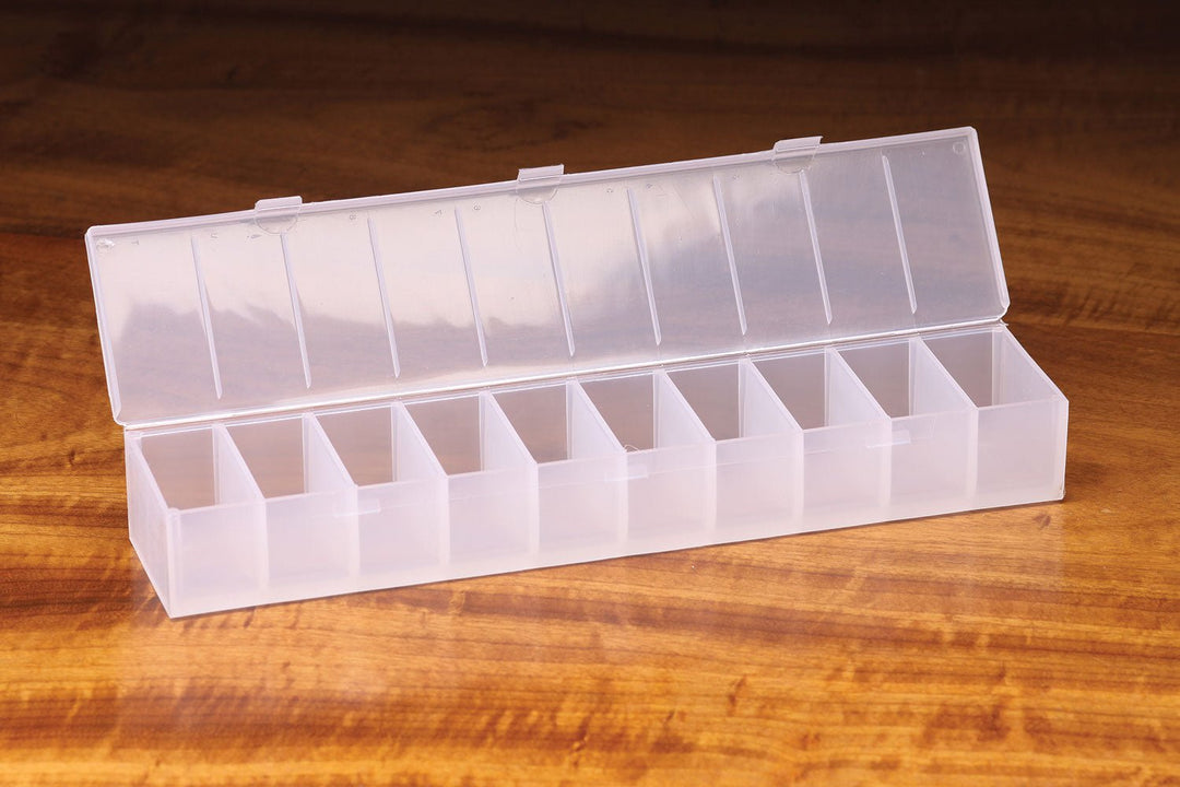 Hareline 10 Compartment Ribbed Hook Box | Tailwaters Fly Fishing
