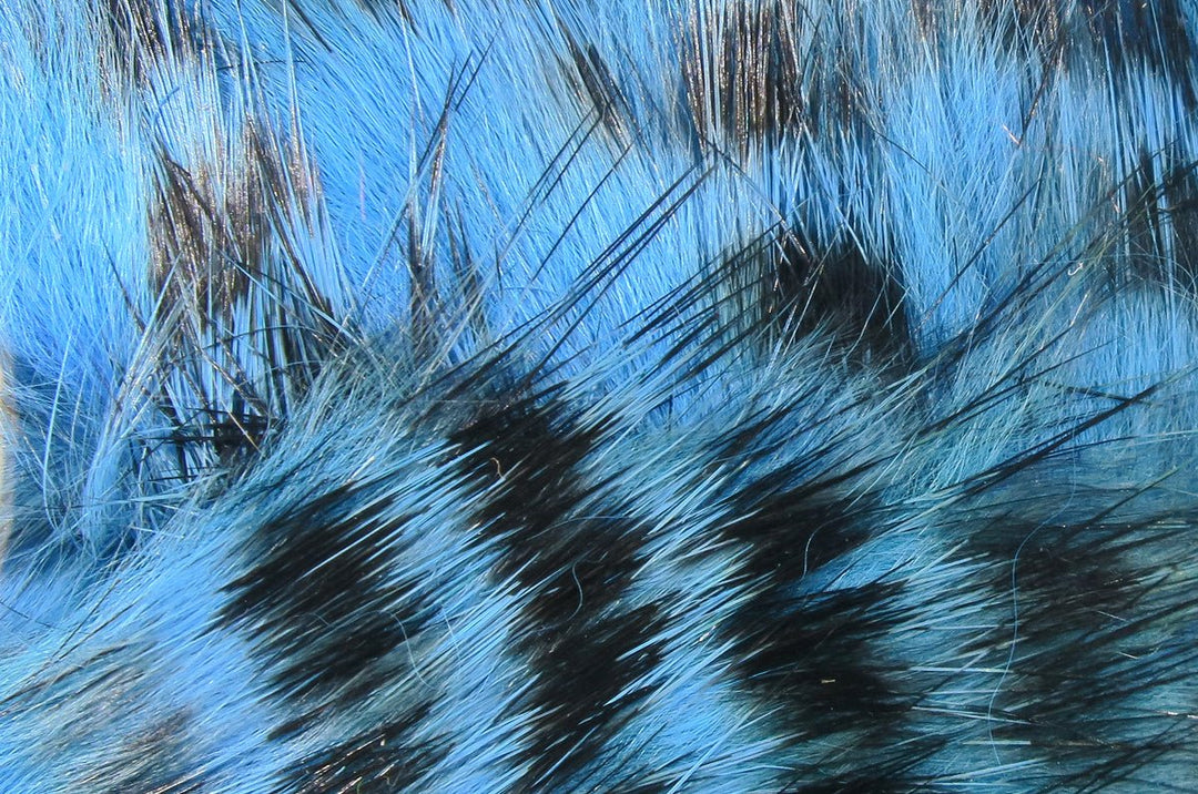Hareline Black Barred Rabbit Strips | Tailwaters Fly Fishing