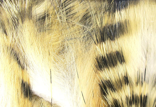 Hareline Black Barred Rabbit Strips