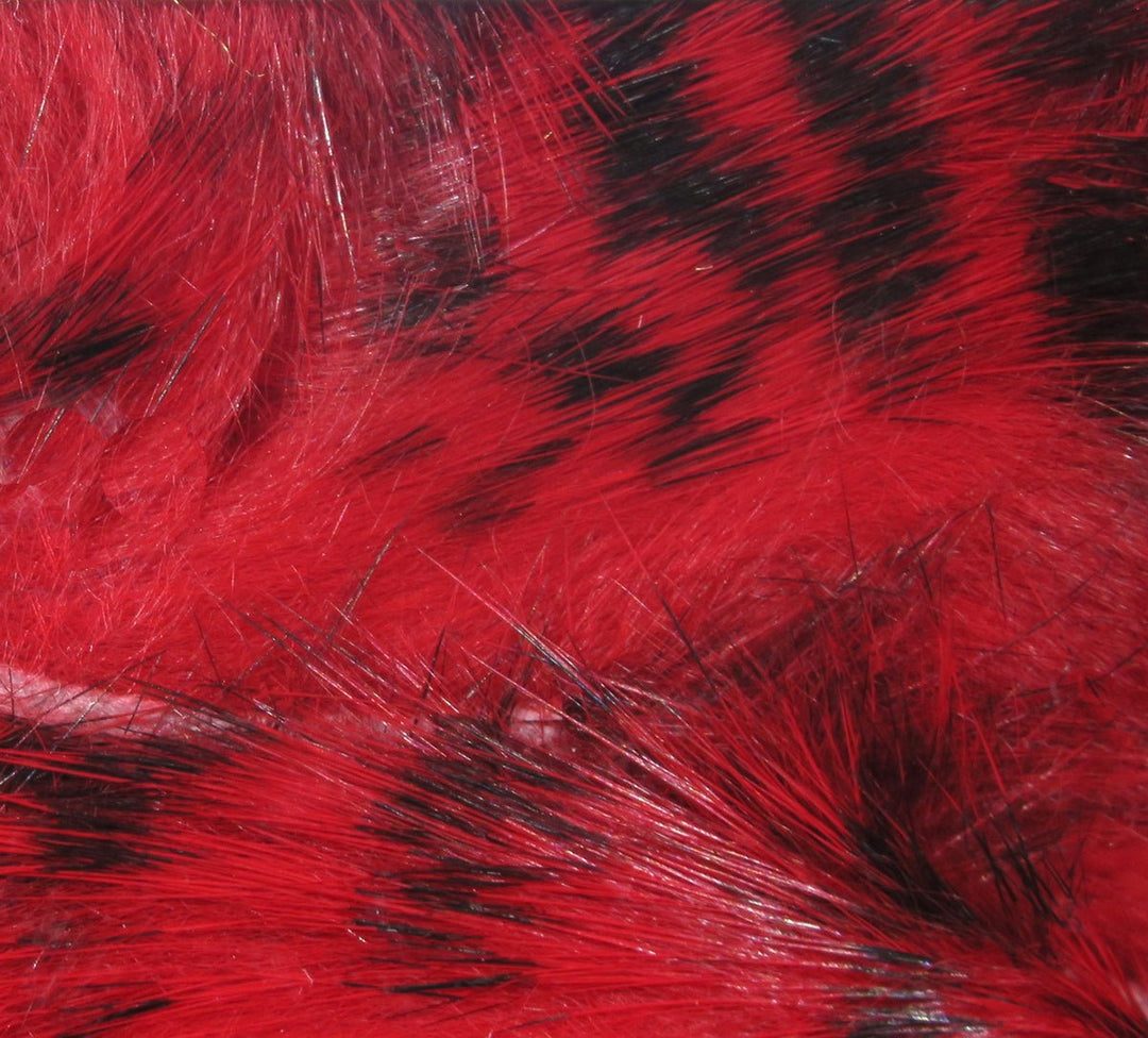 Hareline Black Barred Rabbit Strips | Tailwaters Fly Fishing
