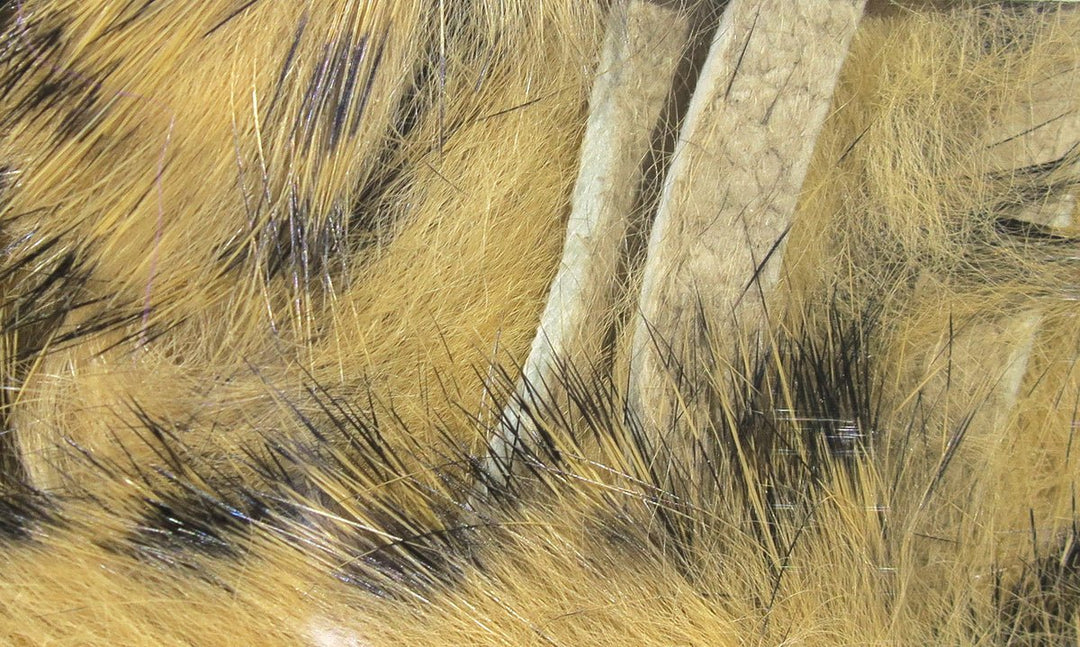 Hareline Black Barred Rabbit Strips | Tailwaters Fly Fishing