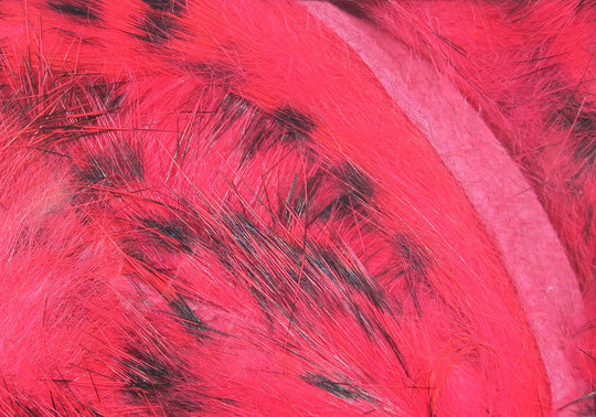 Hareline Black Barred Rabbit Strips