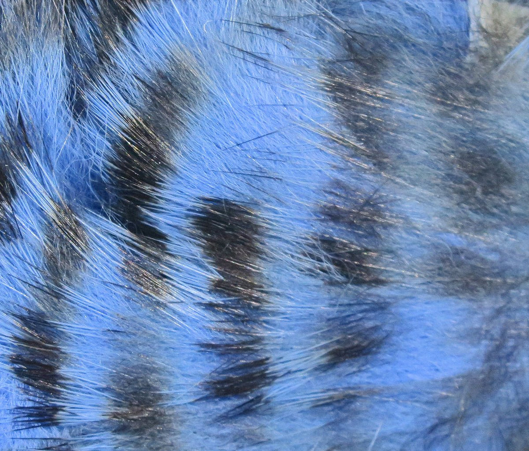 Hareline Black Barred Rabbit Strips
