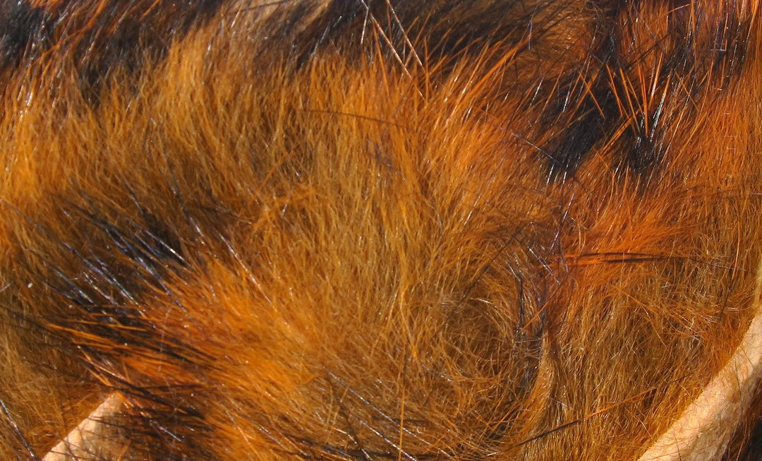 Hareline Black Barred Rabbit Strips