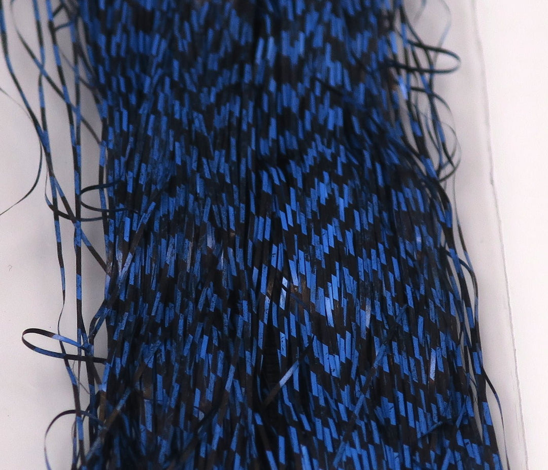 Hareline Micro Barred Voodoo Fibers Black Barred | Tailwaters Fly Fishing