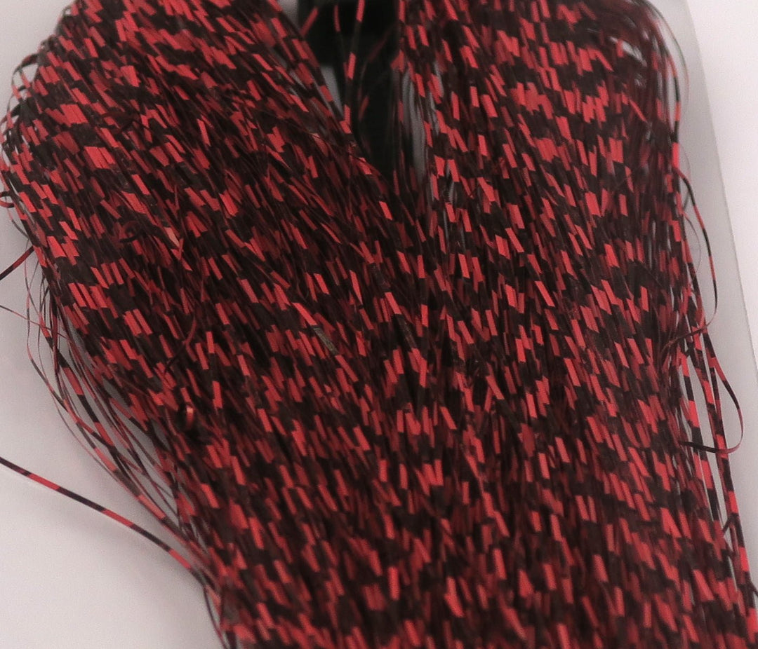 Hareline Micro Barred Voodoo Fibers Black Barred | Tailwaters Fly Fishing