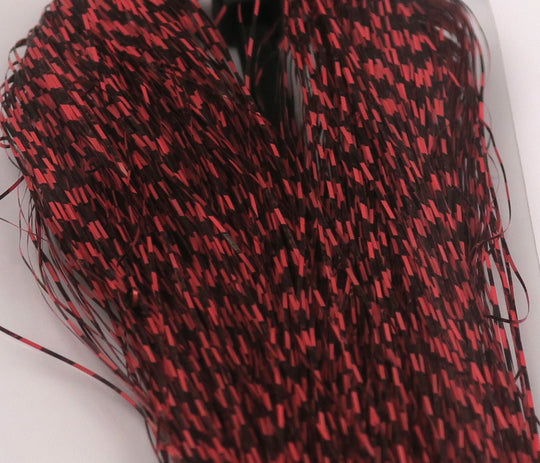 Hareline Micro Barred Voodoo Fibers Black Barred | Tailwaters Fly Fishing