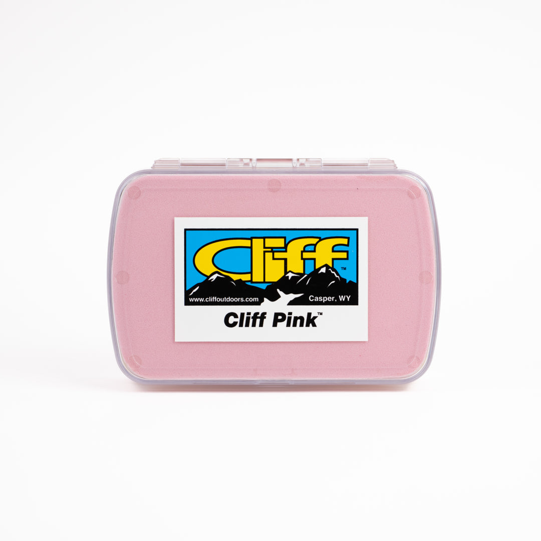 cliff fly fishing boxes Cliff's Bugger Barn Mossy Creek holds them in place Cliff Pink Fly Box