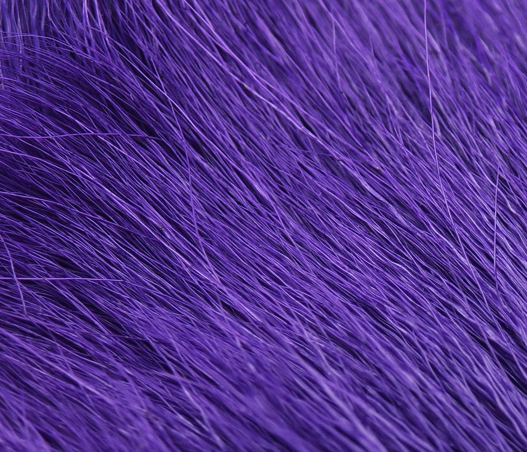 Hareline Deer Belly Hair Dyed From White